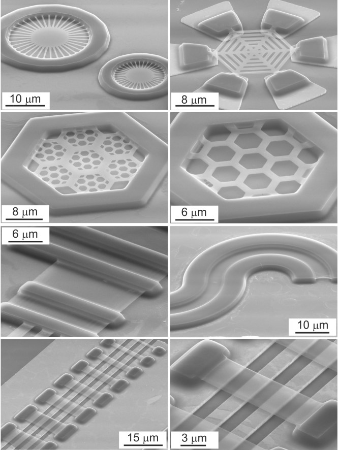 Graphitized layers as suspended membranes show extraordinary mechanical stability and can be used in various MEMS.